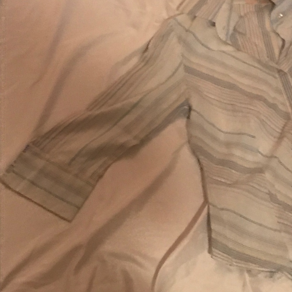Stripped soft cotton Button down